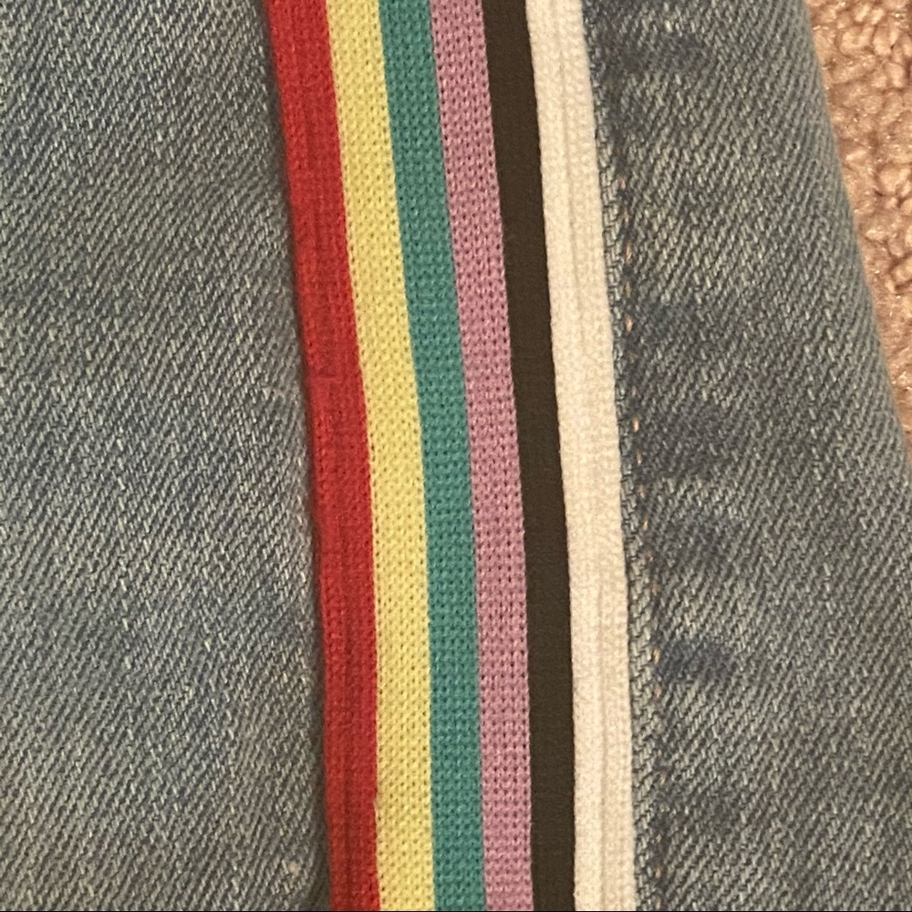 Abercrombie Kids Striped Midi Shorts - Picture 2 of 5
